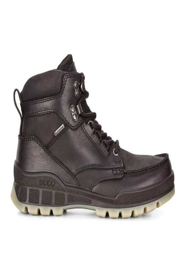 Ecco Mens Track II Mid Cut Lace Boots - Black